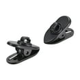 thumbnail image 1 of Clips para auriculares Uxcell, clip de ropa para cable de auriculares, color negro, 2 piezas, 1 of 3