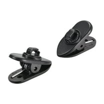 Uxcell Earphone Clips Wire Rotate Earphone Cable Clothing Clip for Headphone Wire Black 2 pcs