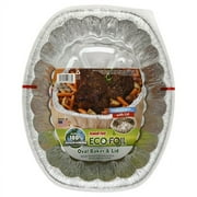 Foil Hf Ultra Oval Jr Roaster, PartNo 20386 [0.1oz], by Handi Foil Corporati, Ho