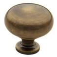 thumbnail image 1 of Baldwin 4708.050.BIN Classique en Laiton Satiné et Noir Bouton d'Armoire Rond de 1,5 Po, 1 of 1