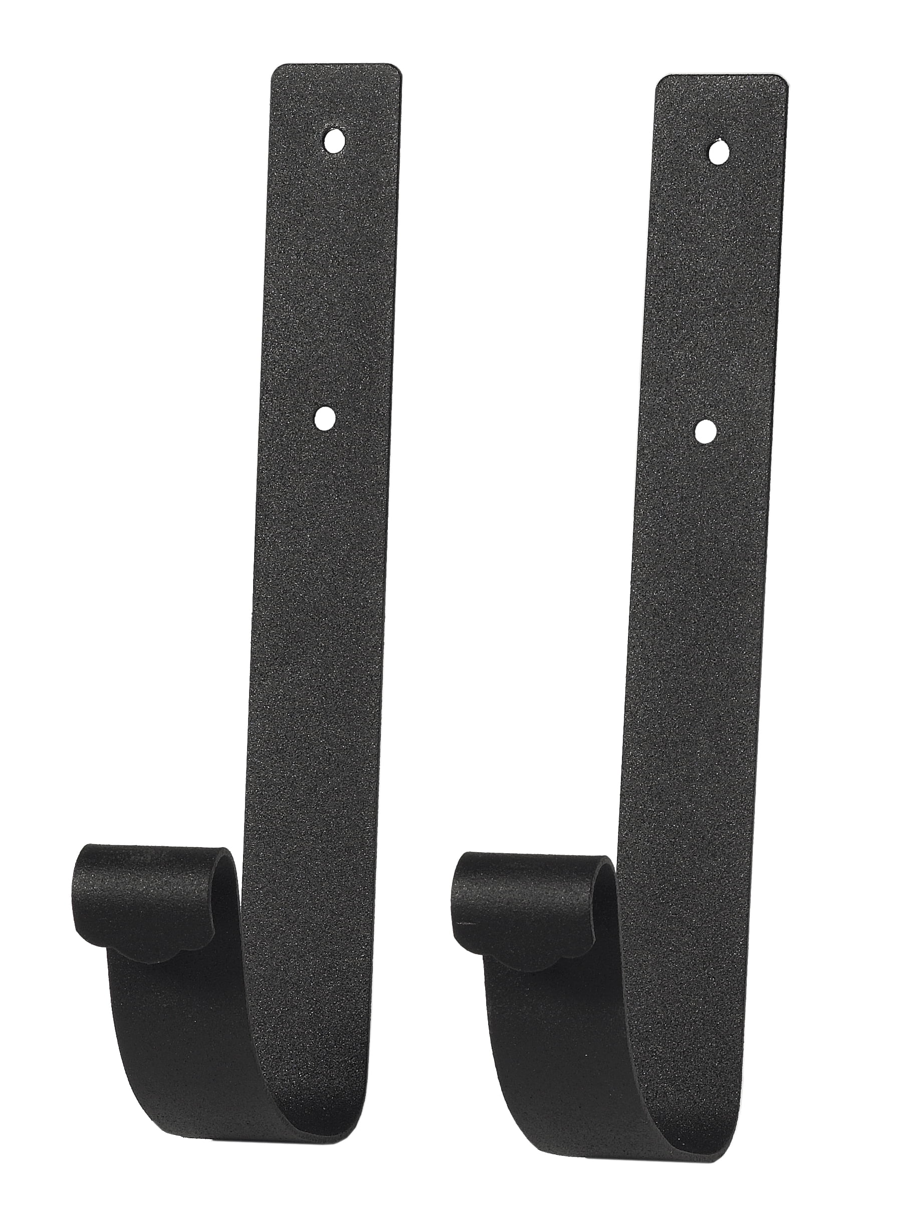Steel Mailbox Newspaper Hooks, Black