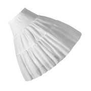 3 pcs  Fashion Lolita Dress Underskirt Beautiful Skirt Layered Bubble Skirt (White)
