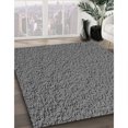 thumbnail image 2 of Ahgly Company Indoor Round Patterned Gunmetal Gray Area Rugs, 3' Round, 2 of 6