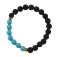 thumbnail image 3 of s de yoga elástica con de para hombre, brazalete de de 8 mm Azul Salvador Pulsera, 3 of 7