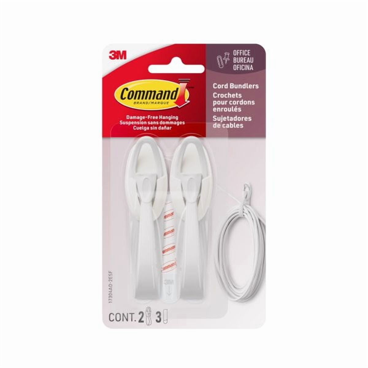 Command Cord Bundlers, 2 Bundlers, 3 Strips