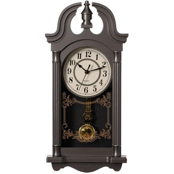 Reloj de Pared Estilo Reloj de Abuelo Vintage Clásico 40 cm Blanco