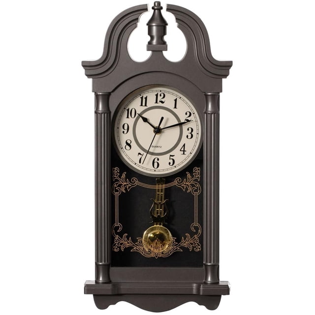 Reloj de Pared Estilo Reloj de Abuelo Vintage Clásico 40 cm Blanco