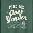 thumbnail image 3 of Instant Message - Find Me Over Yonder - Women's Lightweight French Terry Long Sleeve Shirt, 3 of 6