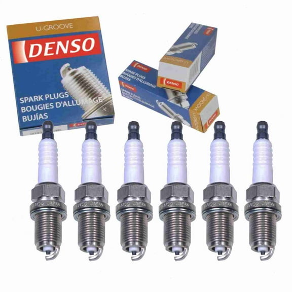6 pc DENSO 3121 Standard U-Groove Spark Plugs for 0000-18-BP03 09146367 09482-00494 09482-00508 09482-00510 0K01C-18-110 0K23A-18-110 18823-11091 22401 AA310 22401 AA450 22401 AA540 22401 AA550 22401