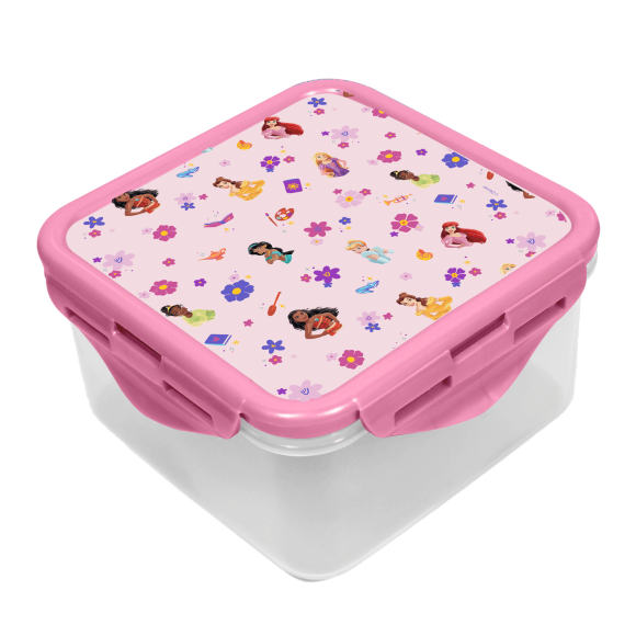 Disney Princess Lunch Box, 730 ml - Portable and Versatile Food Container