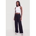 thumbnail image 2 of Women's Textured Knit Button Detail Pull On Pants, 2 of 4