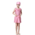 thumbnail image 6 of YMNXA Big Kids Girls Swimsuits Sleeveless Polka Dot Print Comfortable Fashion Swimwear Sun Upf 50+ For Holiday Vacation Beach Pink 18-24 Months, 6 of 6