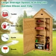 thumbnail image 5 of Barara King Outside Sheds, Oversized Storage Shed,Wooden Outdoor Lockable Garden Tool Storage, 5 of 8