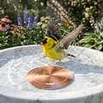thumbnail image 4 of Tong Copper Disc Bird Bath For Bird Feeders Brass Water Basin Cleaning Disk For Outdoor Bird Bath Bird Feeders For Outdoor Use Copper Bird Bath Cleaner With Protective Coating, 4 of 5