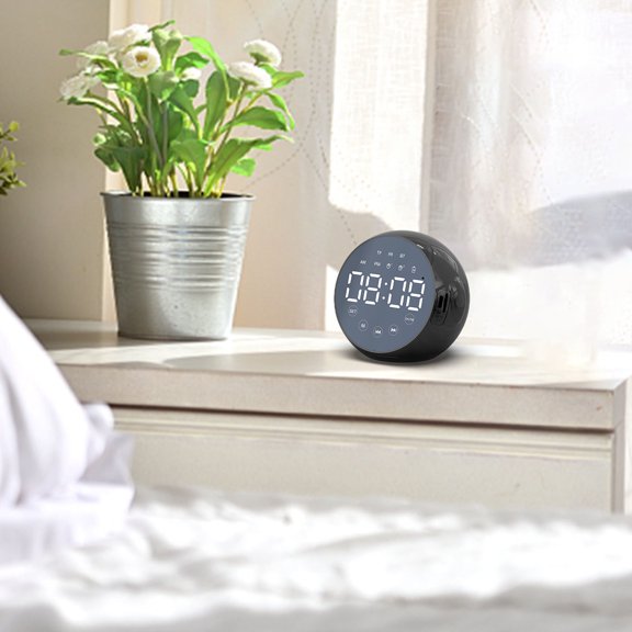 Giunmcul Online Shopping and Lovely Bluetooth Speaker, Multi-functional Bedside Clock for Students, Children's Special Wake-up Artifact, High Volume
