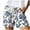 F, variant on Women's Floral Print Drawstring Casual Shorts – Comfy Elastic Waist Bottoms in S-XXL, Versatile Summer Loose Fit Pants for Vacation Travel Workout