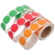thumbnail image 1 of 3 rollos de pegatinas de puntos pegatinas redondas de color calcomanías círculo compactas pegatinas de etiqueta de punto, 1 of 6