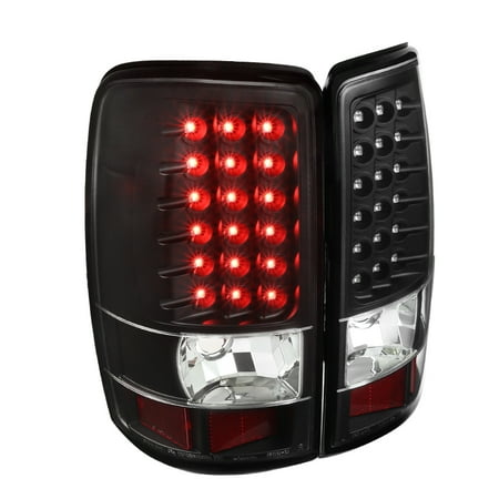 - Spec-D Tuning For 2000-2006 Chevy Suburban Tahoe Gmc Yukon Denali Led Black Tail Lights Brake Lamps (Left + Right) 2000 2001 2002 2003 2004 2005 2006