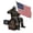 A, variant on Thin Red Line Saluting Firefighter Figurine Trailer Hitch Cover, Heavy Duty 2 Inch Truck Receiver Plug Patriotic Fireman Decor Gift