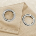 thumbnail image 2 of Lydia Matte Embossed Blackout Grommet Panel 84" Beige, 2 of 3