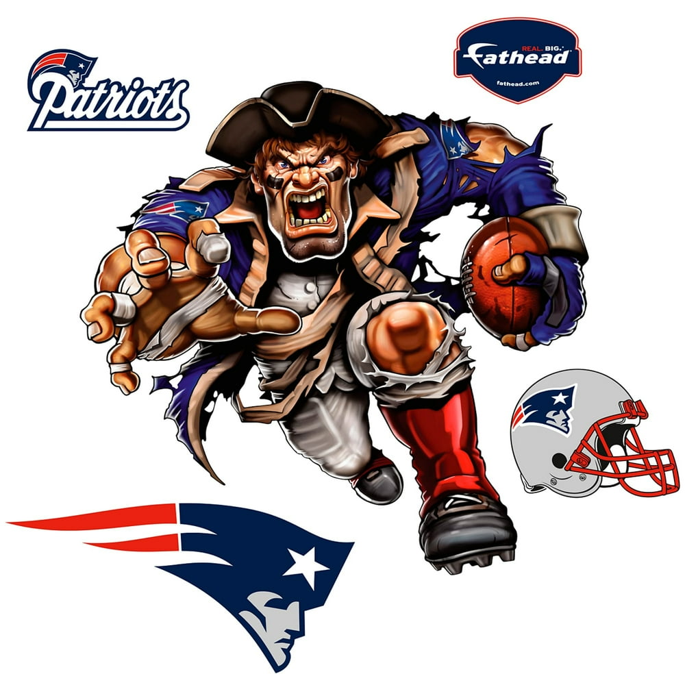 New England Patriots Fathead Powerhouse Patriot 5Pack Removable Wall