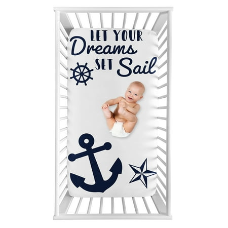 UPC: 0846480080855 | Sailor Collection Photo Op Crib Sheet