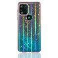 thumbnail image 4 of Moto G Stylus 5G 2021 Case, Rosebono Bling Glitter Sparkle Laser Blue Ultra Transparent Fashion Cute Colorful Skin Cover Shockproof Case for Moto G Stylus 5G 2021, 4 of 5