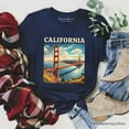 thumbnail image 6 of Classic California State Golden Gate Bridge T-Shirt, San Francisco Bay Tee and Coastal Landmark Souvenir, 6 of 6