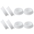 thumbnail image 1 of Uxcell 8 Pcs Tapón de Silicona en Forma de T, Diámetro 45 mm/1.77 Pulgadas, Tapón de Silicona Impermeable Reutilizable, Tapón Redondo de Sellado para Equipos de Tuberías, Blanco, 1 of 7