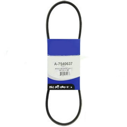 RAParts 7540637 Transmission Drive Belt 3/8" x 31.25" Fits MTD CC46ES Fits Cub Cadet 754-04082 E459 & 440 Series Riding Mowers Fits Yard-Machine 12A-46K6020 954-04101 Fits Huskee 12A-46MZ231 Walk-Beh