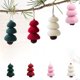 thumbnail image 1 of Colgantes de árbol de Navidad hechos de fieltro de lana, bolas de espuma, adornos de corona de pino, accesorios hechos a mano para bricolaje, decoraciones navideñas para ventanas y Akmoler, 1 of 8