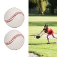 thumbnail image 4 of Training Baseball, Professional PU Leather Hard Practice Softball 2pcs  for Children for Outdoor, 4 of 7