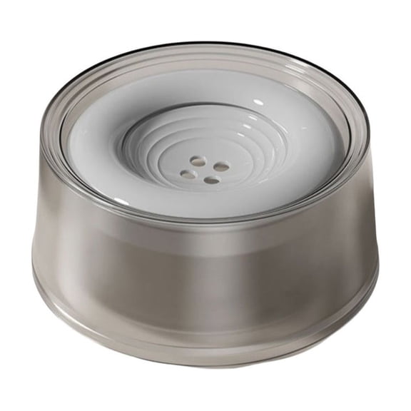 Non-Slip Base Pet Floating Water Bowl Anti-Splash Design Spill Proof Dog Drinking Bowl Large Capacity No Wet Mouth Cat Bowl