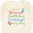 thumbnail image 4 of Inktastic Cardiologist Like Mommy Boys or Girls Long Sleeve Baby Bodysuit, 4 of 5