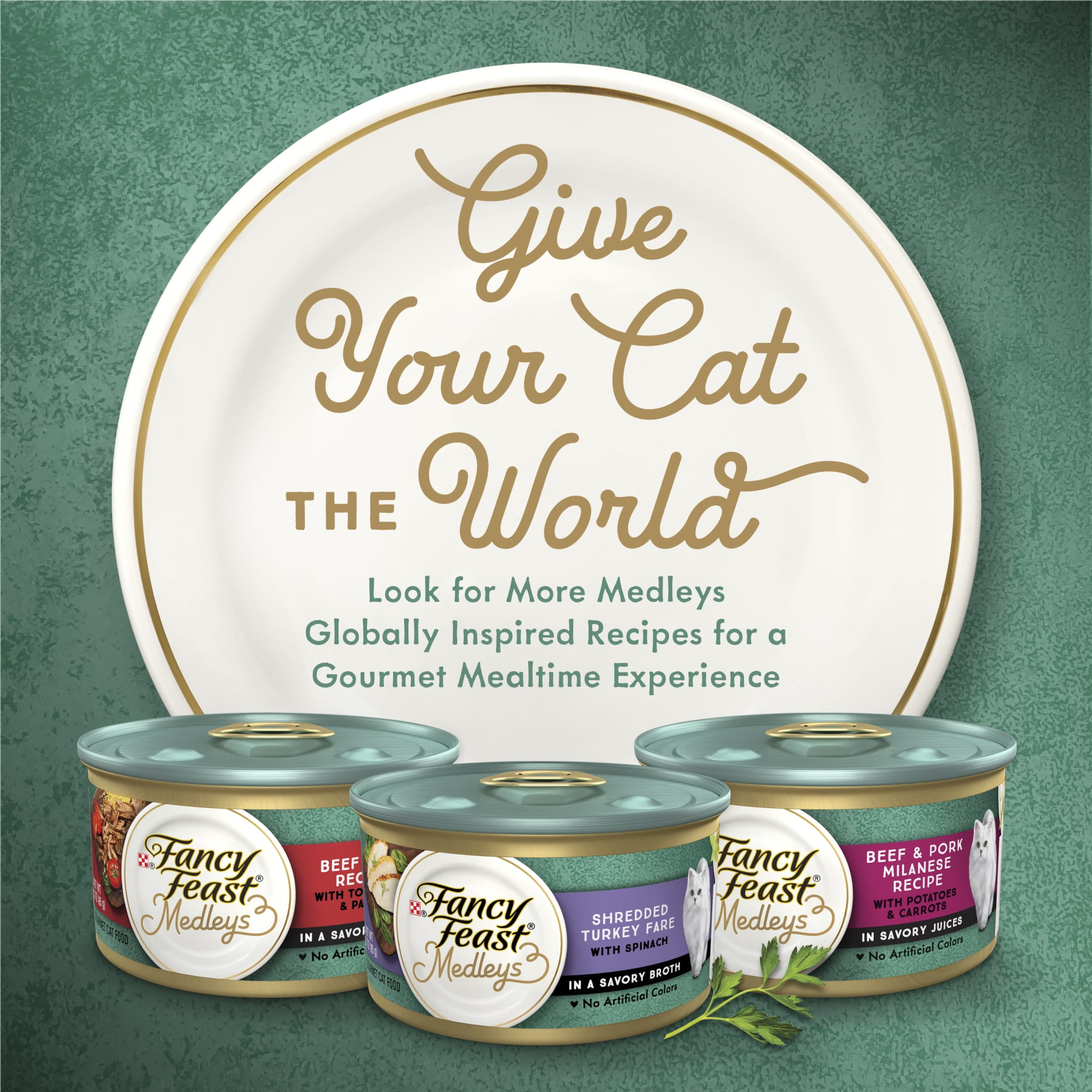 (24 pack) Purina Fancy Feast Medleys Kitten Food, Wet Cat Food, Chicken Primavera, 3 oz Cans