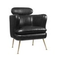 thumbnail image 1 of ACME Phelan Accent Chair in Dark Gray PU, 1 of 6