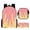 Pink, variant on JCCXIN Ice-Cream Graphic School Backpack Set For Teen Boys Girls Primary Middle High School College Backpacks With Pencil Case Crossbody Bag 3 PC Sets Cute Lightweight Large Capacity Funny Bags,Pink