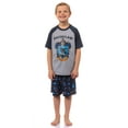 thumbnail image 4 of Harry Potter Boys' Hogwarts Houses 2 Piece Pajama Set Raglan Shirt Shorts - Gryffindor Slytherin Hufflepuff Ravenclaw, 4 of 7