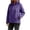 Purple, variant on Women's Waterproof Hooded Rain Jacket Zip Up Windbreaker Coat Lightweight Outdoor Casual Windproof Coat with Zipper Pockets Yellow