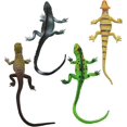 thumbnail image 3 of 4 piezas de simulación de lagarto grande, camaleón del desierto, juguete elástico de plástico de 14 pulgadas de largo, lagarto, 3 of 5