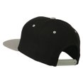 thumbnail image 3 of Halloween Don't Panic Embroidered Snapback Cap - Black Silver OSFM, 3 of 5