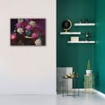 thumbnail image 6 of Epic Graffiti 'Imperial Peonies' by Christopher Pierce, Canvas Wall Art, 34"x26", 6 of 8