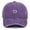 Purple, variant on Heart Embroidery Baseball Cap with Washed Finish, Unisex Adjustable Dad Hat, Casual Outdoor Travel Headwear