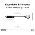 thumbnail image 3 of Back Scratching Massager, Tools to Relieve itching, Acupoint Massager, Portable Extendable Back Scratcher, Stainless Steel Telescoping Back Scratcher, 3 of 5