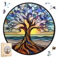 thumbnail image 1 of Puzzle de madera Jiroinlly 3D Tree of Life 500 piezas, 1 of 7