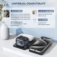 thumbnail image 2 of Cargador inalámbrico magnético para iPhone: estación de carga de viaje 3 en 1 para dispositivos Apple para iPhone 16 15 14 13 12 Pro Max Plus - Almohadilla de carga plegable para Apple Watch Series y, 2 of 5