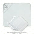 thumbnail image 5 of Spasilk Bath 1 Hooded Terry Towel & 3 Washcloths Set for Babies, 5 of 8