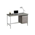 thumbnail image 1 of Monarch Specialties Computer Desk, Home Office, Laptop, Left, Right Set-up, Storage Drawers, 48"l, Work, Metal, Laminate, Brown, Grey, Contemporary, Modern, 1 of 2