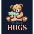 thumbnail image 2 of Teddy Hugs Youth Navy Blue Crew Neck Short Sleeve Tee-Medium, 2 of 4
