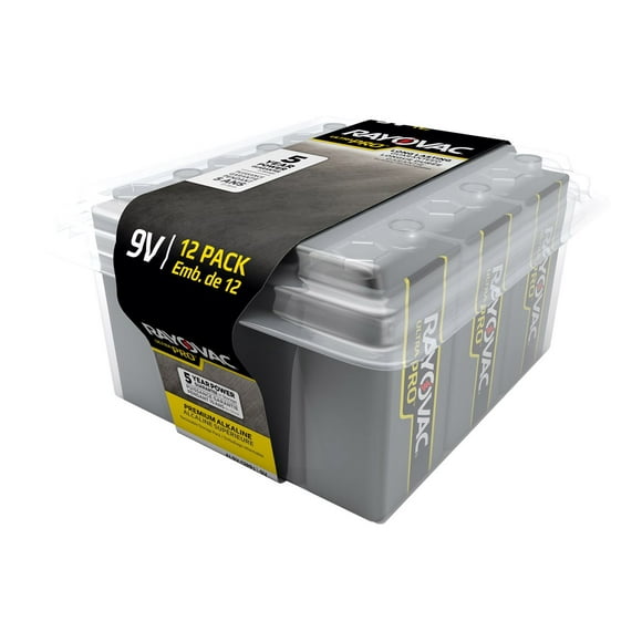 Rayovac Ultra PRO Contractor Pack - Battery 12 x 9V - alkaline